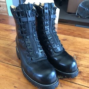 chippewa zipper boots